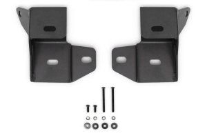 Jeep Wrangler Light Pod Mounts - A-Pillar - DV8 Offroad - Dual Light Pod - Black - `18-`27
